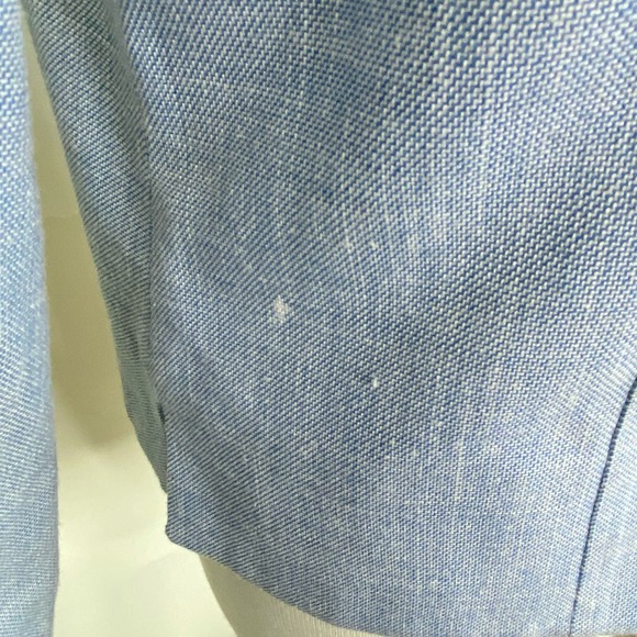NWT Pendleton blue wool silk blend blazer 8 - Picture 10 of 14
